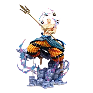 Estátua Deus Enel 33cm Com LED's - One Piece