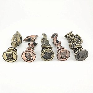 Kit Sinetes de Metal Casas de Hogwarts - Harry Potter