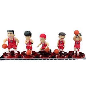 Pack 5 Figures Slam Dunk Red Team - Animes