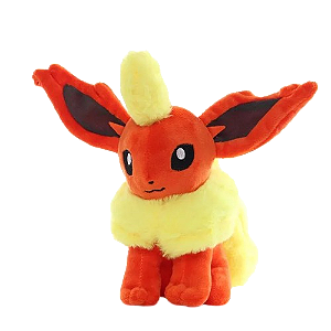 Pelúcia Flareon Pokémon - Animes