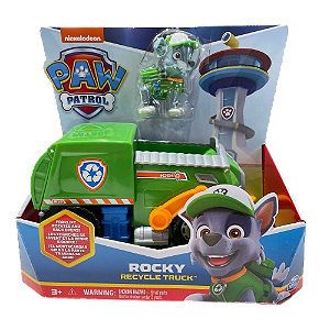 Rocky Recycle Truck Carro de operações Patrulha Canina - Nickelodeon