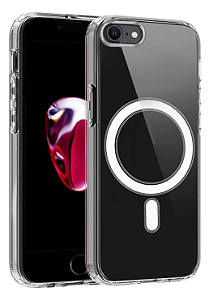 Capa Capinha Clear Magnética Transparente Para iPhone 7 / 8 / Se 2020