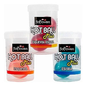 Bolinha Hot Ball Plus - Esquenta/Esfria (2 unidades)