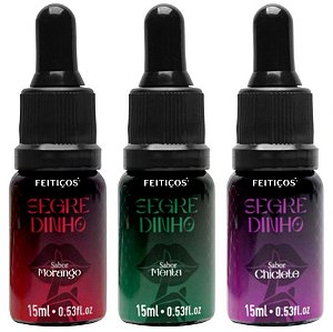 Segredinho Gotas Excitantes Beijável 15ml (Consultar Sabores)