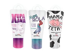 Gel Beijável 15g - Xupa Xana, Xupa Rola e Mama Teta