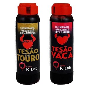 Energético Afrodisíaco - Tesão de Vaca / Tesão de Touro 10ml