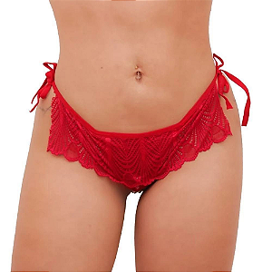 Calcinha Tailandesa de Amarrar com Estimulador Clitoriano (Consultar Cores Disponíveis)