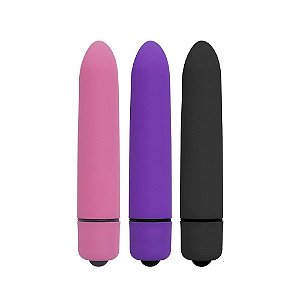 Vibrador Power Bullet com 1 vibração (Consultar Cores Disponíveis)