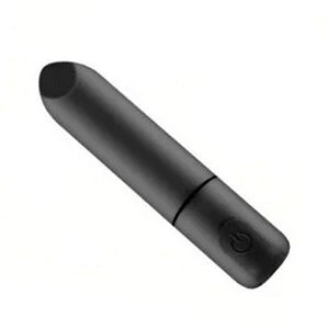 Cápsula Vibratória Aveludada Recarregável (Preto)
