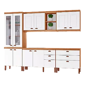 Cozinha Jessica New Completa Freijo/Off White