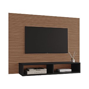 PAINEL FLAVIA P/TV ATÉ 43'' - RIPPAS / PRETO