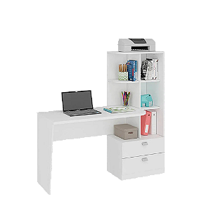 MESA PARA COMPUTADOR ELISA - BRANCO