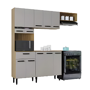 COZINHA DE PAREDE DORA CONJ C/BALCAO - DM/OF