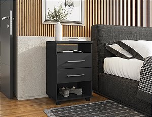 MESA DE CABECEIRA VALENTE - PRETO