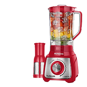 Liquidificador L1200 Mondial 12 Velocidades Vermelho