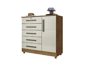 Comoda Vitoria II - Cedro/Areia