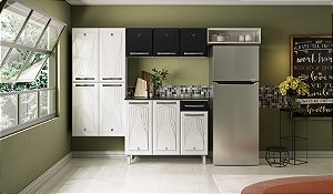 Cozinha Cristal Compacta 25 Smart Com Balcao 1Gv - Preto