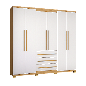 Roupeiro Valencia 6 Portas - Dm Rp/Off