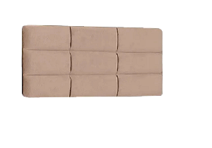 Cabeceira Box Bronze Solteiro Tec. Castor