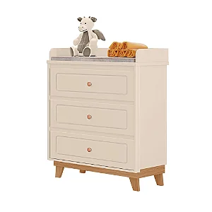 Cômoda Infantil Natan Off White/Off White