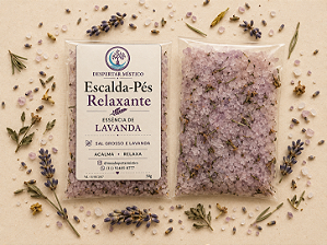 Escalda-Pés - Sal Grosso e Lavanda