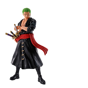Action Figure Roronoa Zoro Invasão de Onigashima - Bandai SHF