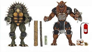 Action Figures Tokka e Rahzar TMNT NecaToys