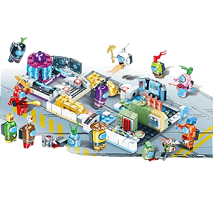 Among Us Missão Espacial - Kit de Montar com 360 Peças