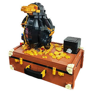 Blocos de Montar Pelúcio 1400 peças - Animais Fantásticos