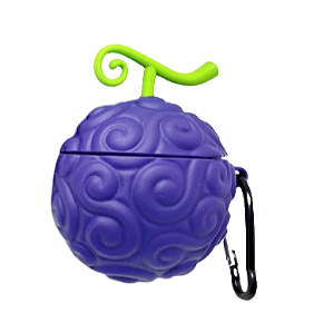 Case capa Silicone para AirPods Fruta Gomu Gomu No Mi - One Piece