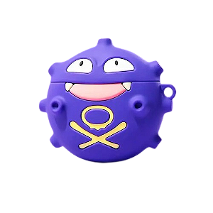 Case capa Silicone para AirPods Koffing- Pokémon