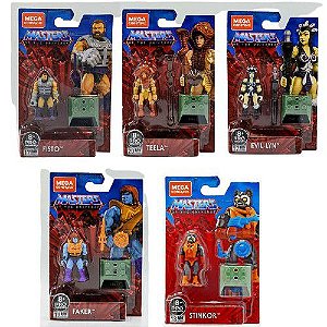 Conjunto 5 Figures Masters Of The Universe Mega Construx