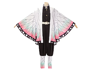 Cosplay Completo Shinobu Kocho Kimetsu no Yaiba - Adulto