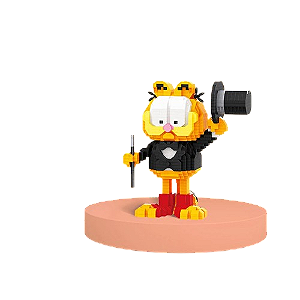 Mini Blocos de Montar Garfield Skill - Nickelodeon