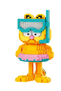 Mini Blocos de Montar Garfield Summer Vacation - Nickelodeon
