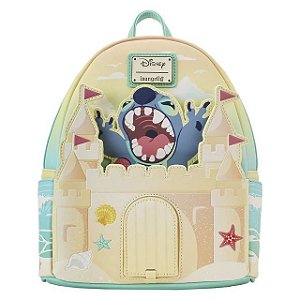 Mochila Stitch Castelo de areia Disney - Original Loungefly