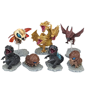 Pack 7 Figures Godzilla Monsterverse
