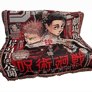Tapete alta qualidade Jujutsu Kaisen 130x160Cm - Animes