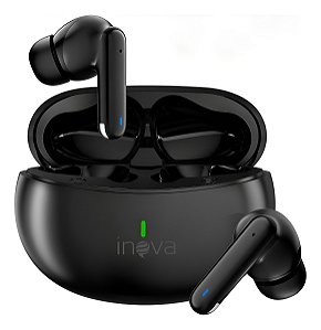 Fone De Ouvido Bluetooth 5.3 Par Sem Fio Duplo Celular Cor Preto