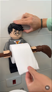Suporte para papel higiênico Harry Potter