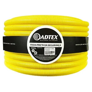 Eletroduto Corrugado Adtex Flexível Amarelo
