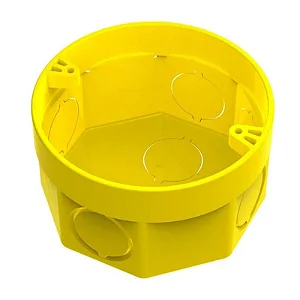Caixinha Comum de Embutir Teto 3x3 Octogonal Tigre Kit 10 un