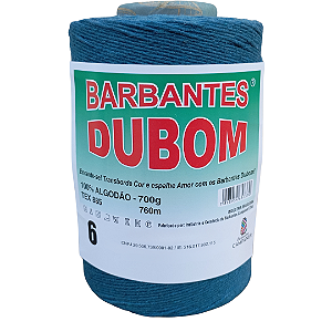 Barbante Dubom Azul Petróleo - 700 Gr - Fio 6 - 760m