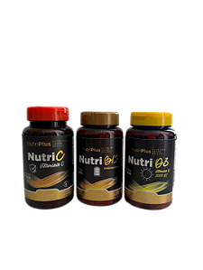 COMBO PROMOCIONAL - NUTRI C - NUTRI B12 - NUTRI D3