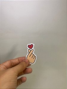 Imã Coração Coreano Decorativo Pequeno