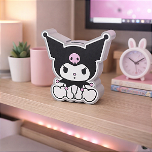 Cofre decorativo kuromi hello kitty