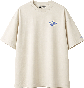 Camiseta Oversized He is Rizen - OFF WHITE