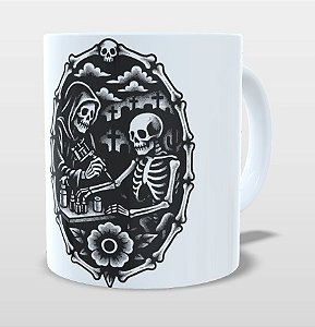 Caneca Tatuador Caveira