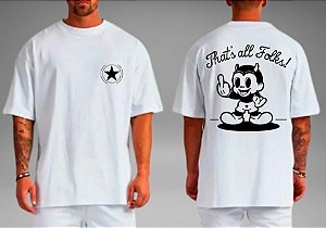 Camiseta Masculina Oversized That's All Folks