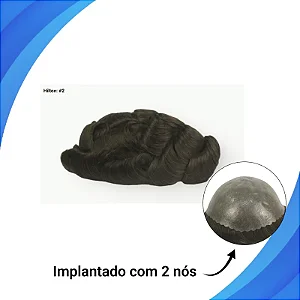 Protese capilar micro pele Hilton 20X25 COR: 2
